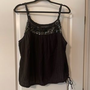 Gauze drawstring tank